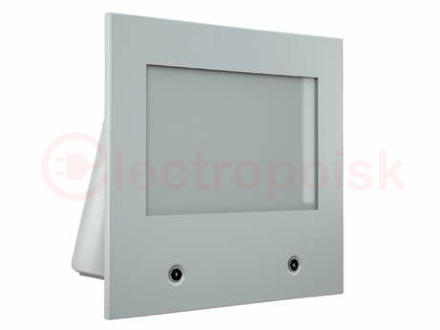 Светильник светодиодный DS LED 9w IP54 опаловый белый квадратный