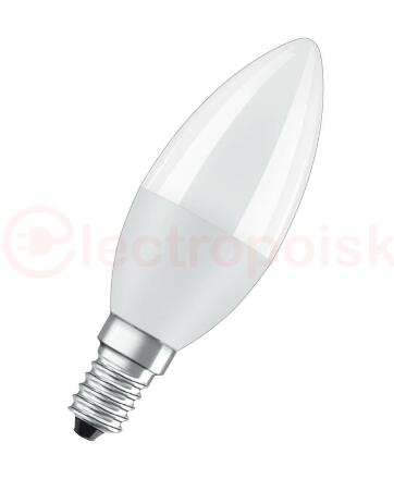 Лампа светодиодная LED 7 Вт E14 3000К 560Лм свеча 220 В (замена 60Вт) OSRAM