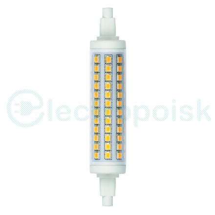 Лампа светодиодная LED 12вт 175-250в R7s 1100Лм 3000K прозрачная